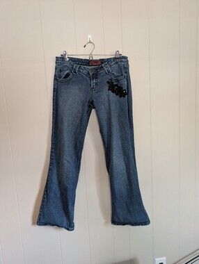 Hotkiss Women's Y2K Low Rise Blue Jeans Size 14